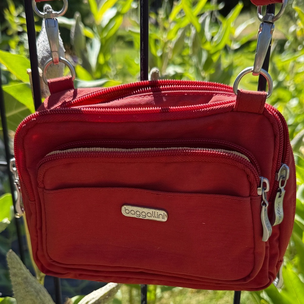 Baggallini Cherry Red Crossbody Bag